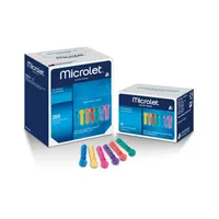 Bayer Microlet Lancette Pungidito Colorate 200 Pezzi
