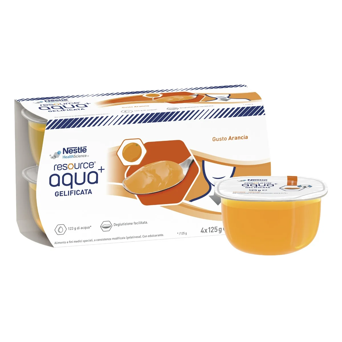 Resource Aqua+Orange 4X125 g