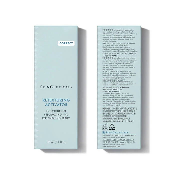 SkinCeuticals Retexturing Activator 30 Ml Siero esfoliante ed idratante a base di Acido Ialuronico