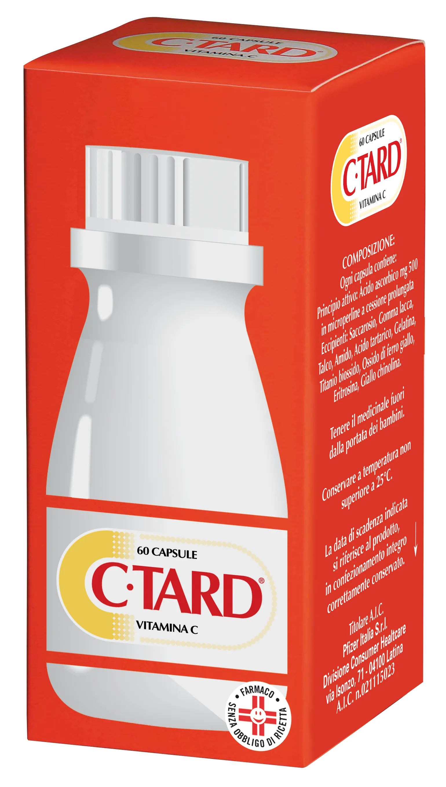 C Tard 500 mg 60 Capsule Rilascio Prolungato - Integratore Vitamina C