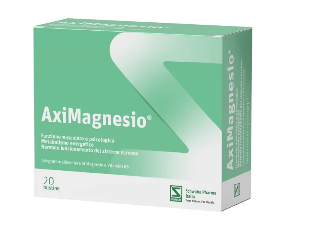Aximagnesio Integratore Di Magnesio 20 Bustine Stanchezza ed Affaticamento