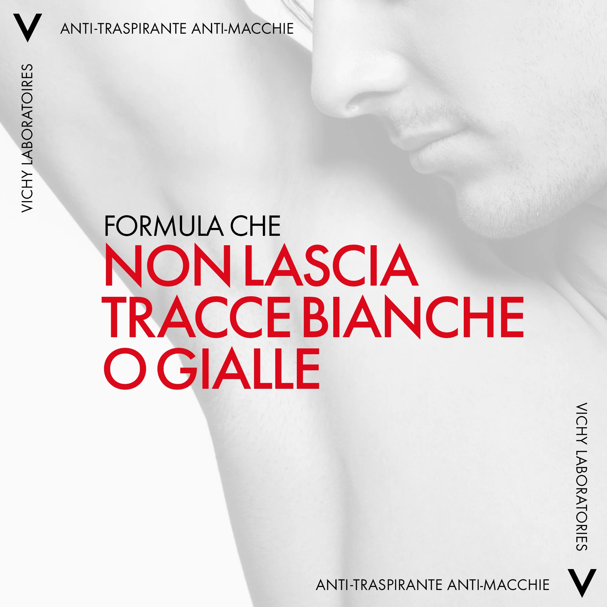 Vichy Homme Deodorante Anti Macchie 50 Ml Protezione duratura