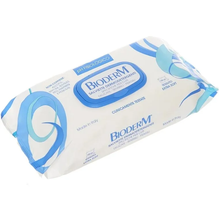 Bioderm Salviette Dermodet 100 Pezzi