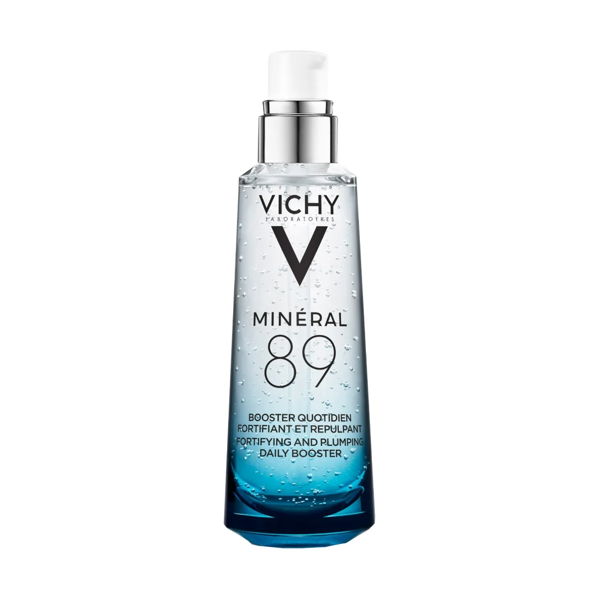 Vichy Mineral 89 Booster 75 ml Fortificante e Rimpolpante Viso con Acido Ialuronico