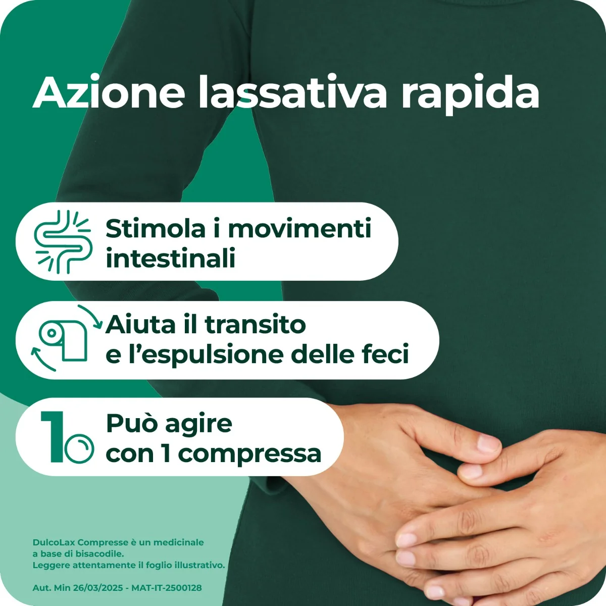 Dulcolax 5 mg 40 Compresse Rivestite Stitichezza Occasionale