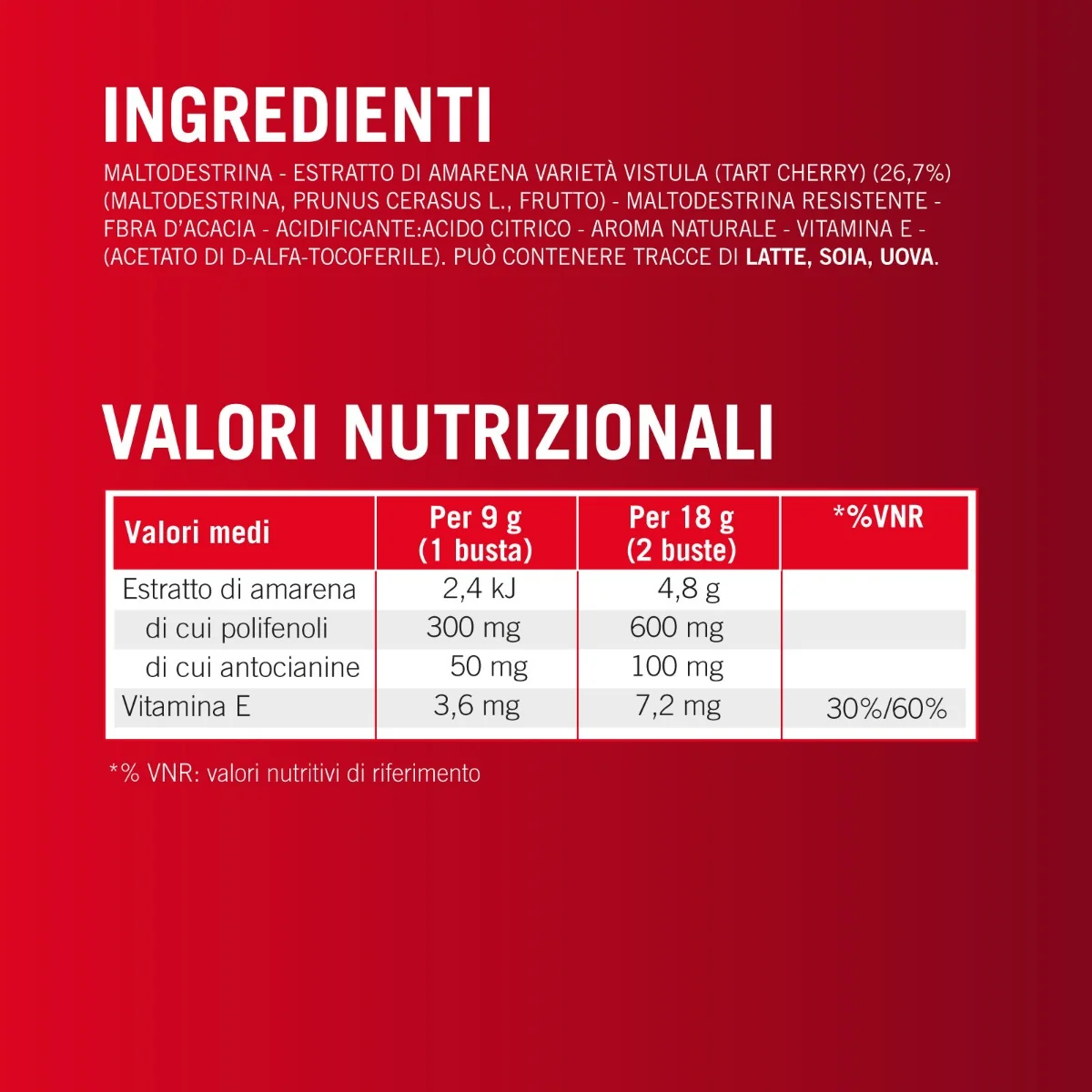 Enervit Sport Magic Cherry 10 Bustine Recupero post-workout