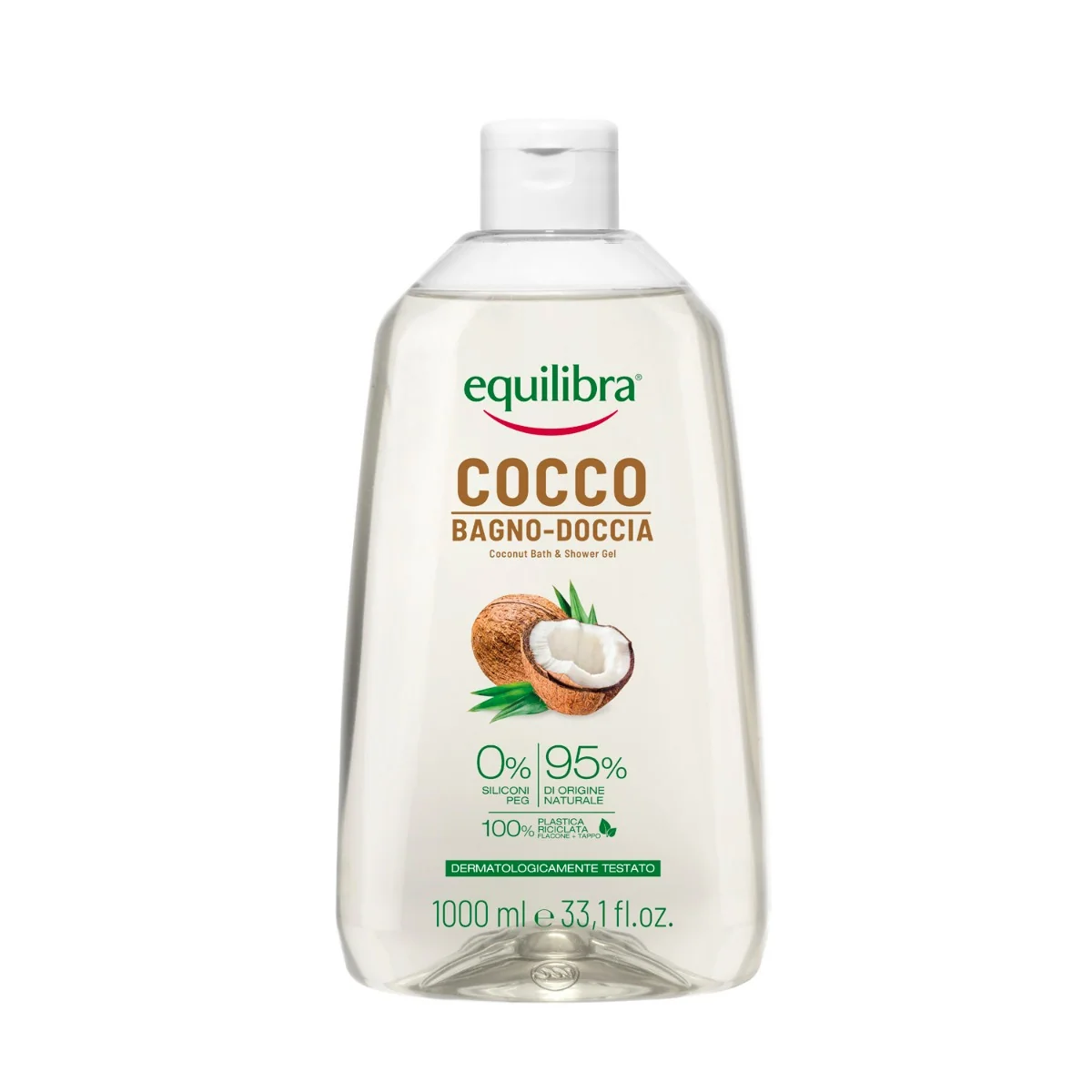 Equilibra Cocco Bagno Doccia 1L Dermatologicamente Testato