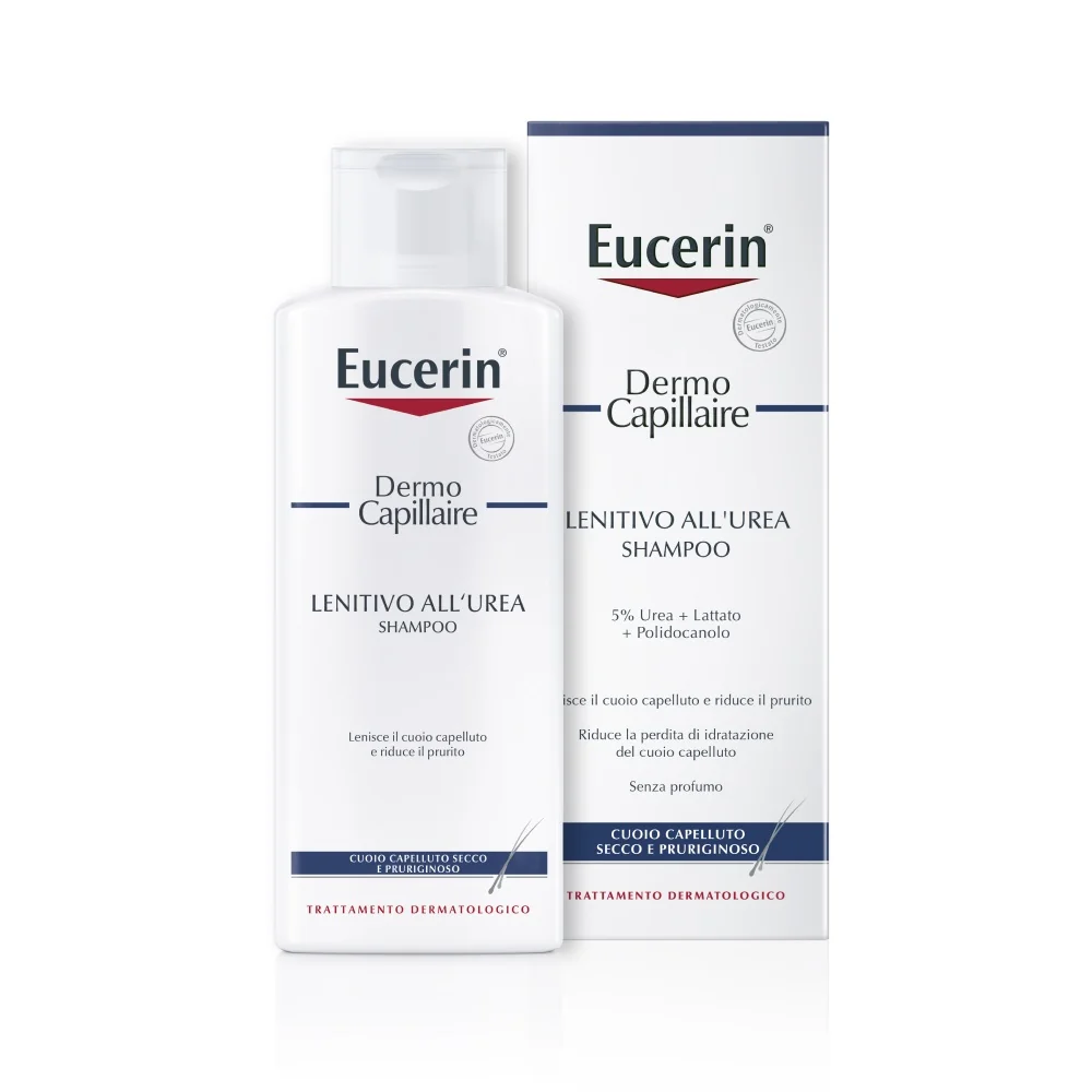 Eucerin DermoCapillaire Shampoo Lenitivo 250 ml Cuoio Capelluto Secco e Pruriginoso