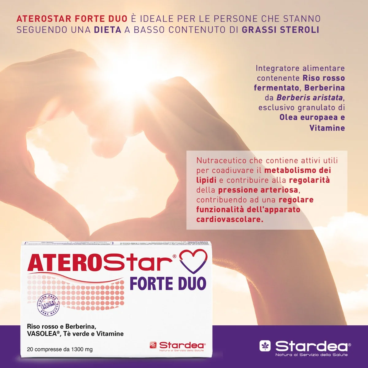 Aterostar Forte Duo 20 Compresse Per il Controllo del Colesterolo