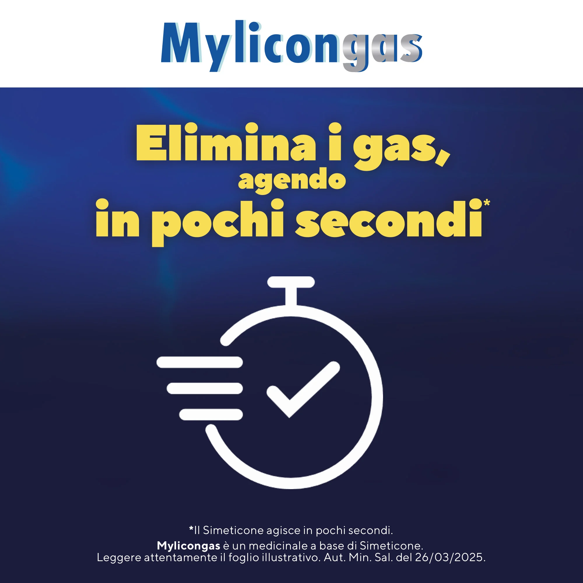 Mylicongas Aerofagia 50 Compresse Per Gonfiore Addominale
