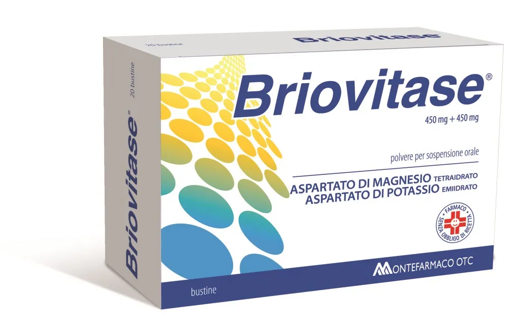 Briovitase 450 mg + 450 mg Potassio e Magnesio 10 Bustine