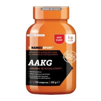 Named Sport AAKG Arginina α-Ketoglutarato Integratore 120 Compresse Arginina per Sportivi