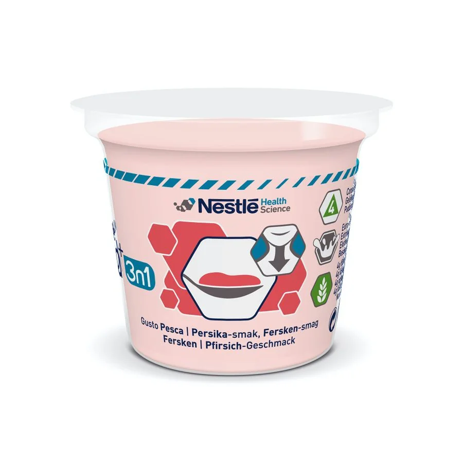 Resource Aqua+ 3in1 Pesca Bevanda Gelificata Con Fibre 4x125 g