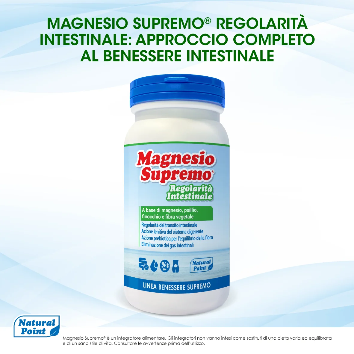 Magnesio Supremo Regolarità Intestinale 150 g Benessere Intestinale