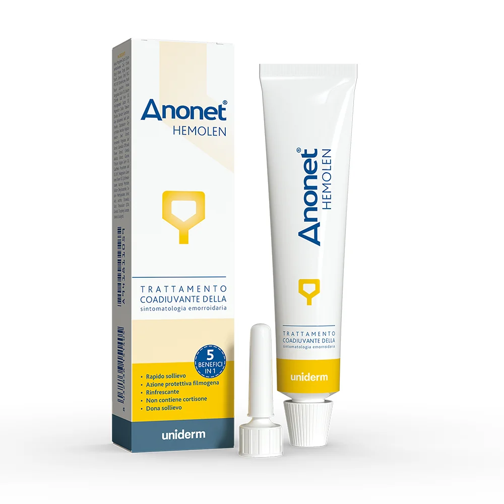 Anonet Hemolen 30 g Trattamento Coadiuvante per le Emorroidi