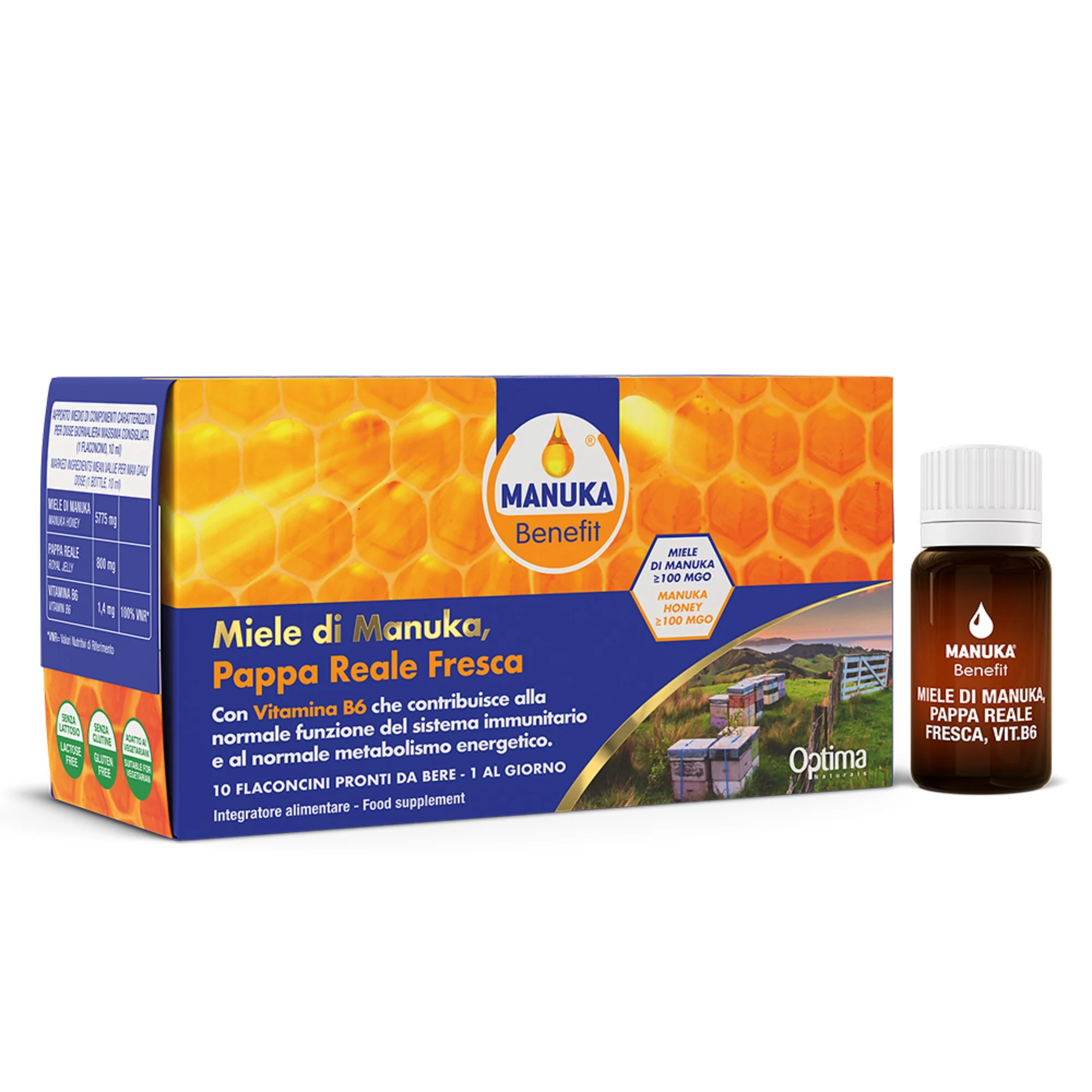 Manuka Benefit Pappa Real 10 Flaconcini Vie Aeree