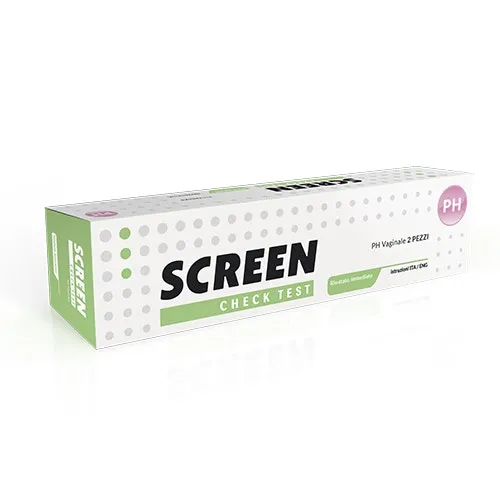Screen Test pH Vaginale 2 Pezzi Autodiagnosi Vaginosi Batterica