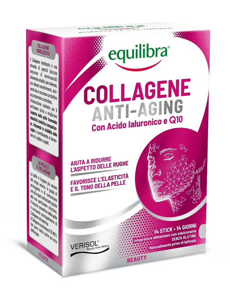 Collagene Antiaging 14 Stick Integratore per Pelle, Capelli e Unghie