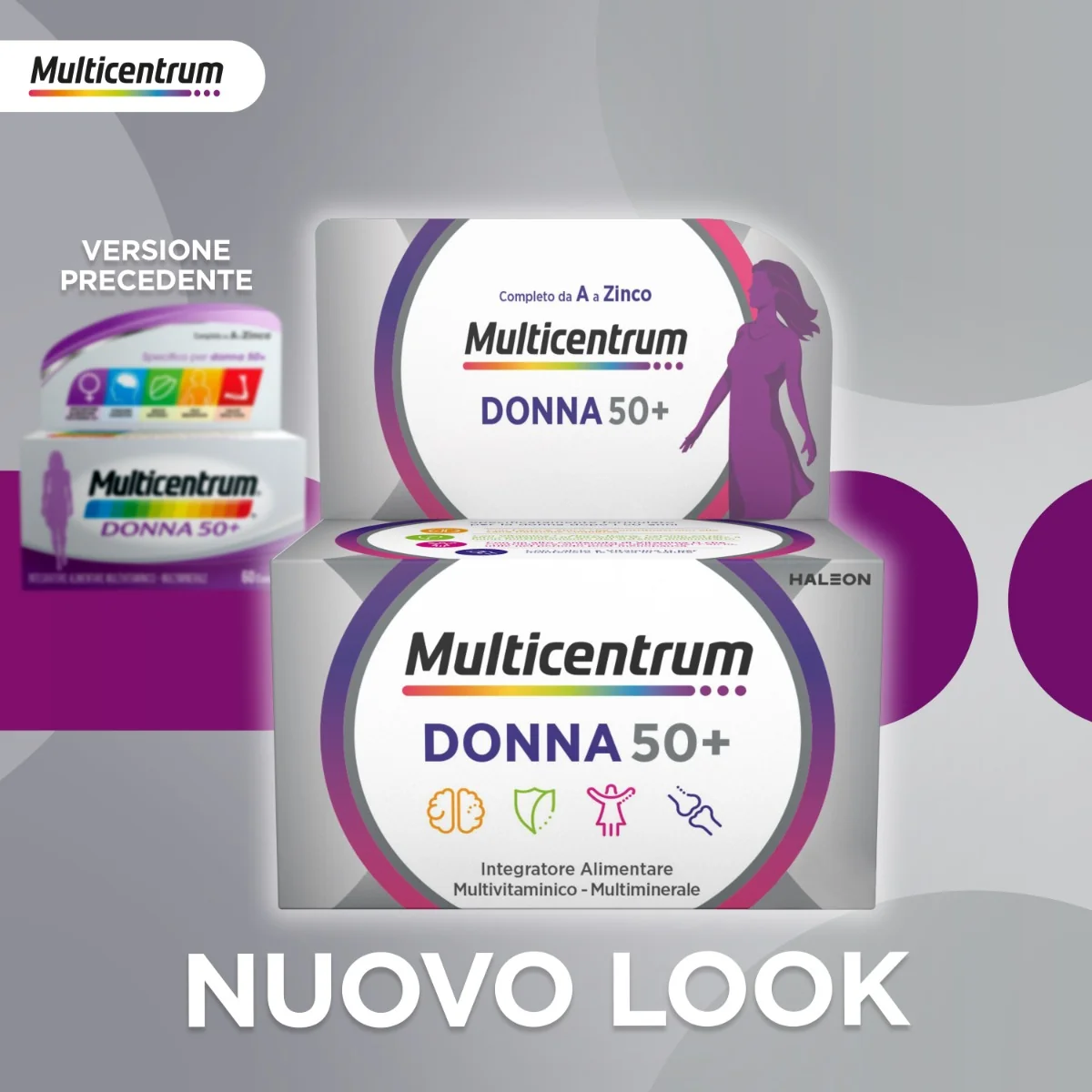 Multicentrum Donna 50 + 60 Compresse Integratore Menopausa