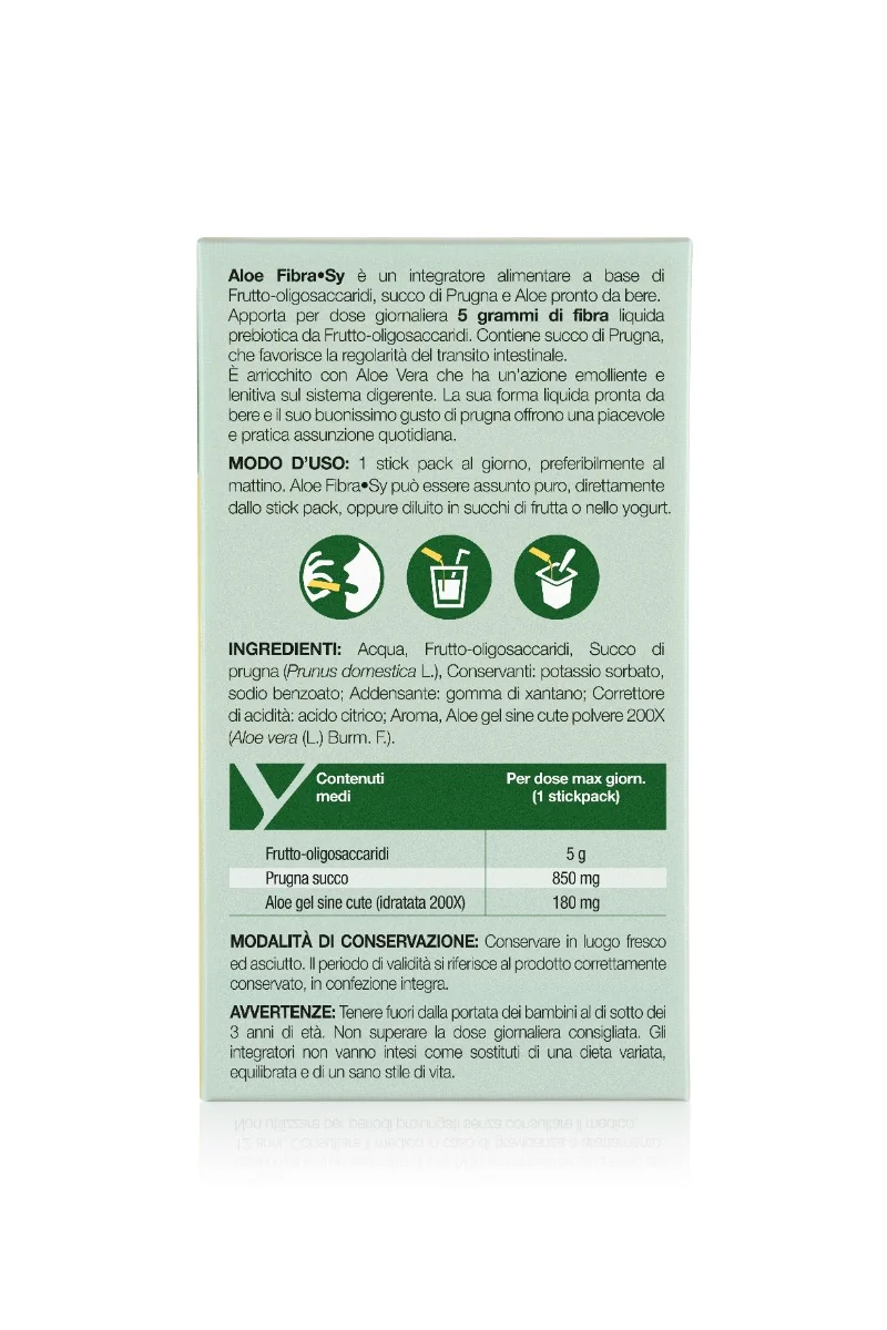 Aloe Fibra Sy 14 Stick 210 ml Equilibrio Flora Intestinale