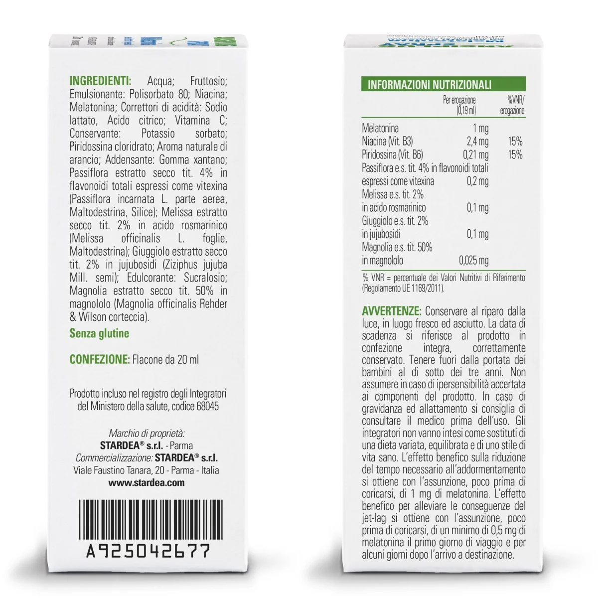 Ansiplus Spray Orale 20 ml Integratore Sonno