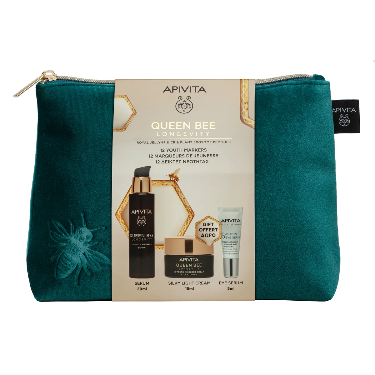 Apivita Pro Xm Queen Bee Serum Routine 3 Pezzi