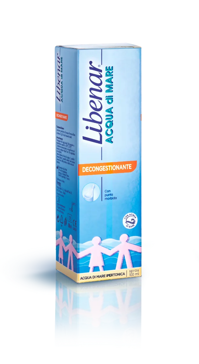 Libenar Acqua di Mare Spray Ipertonica 100 ml Decongestionante