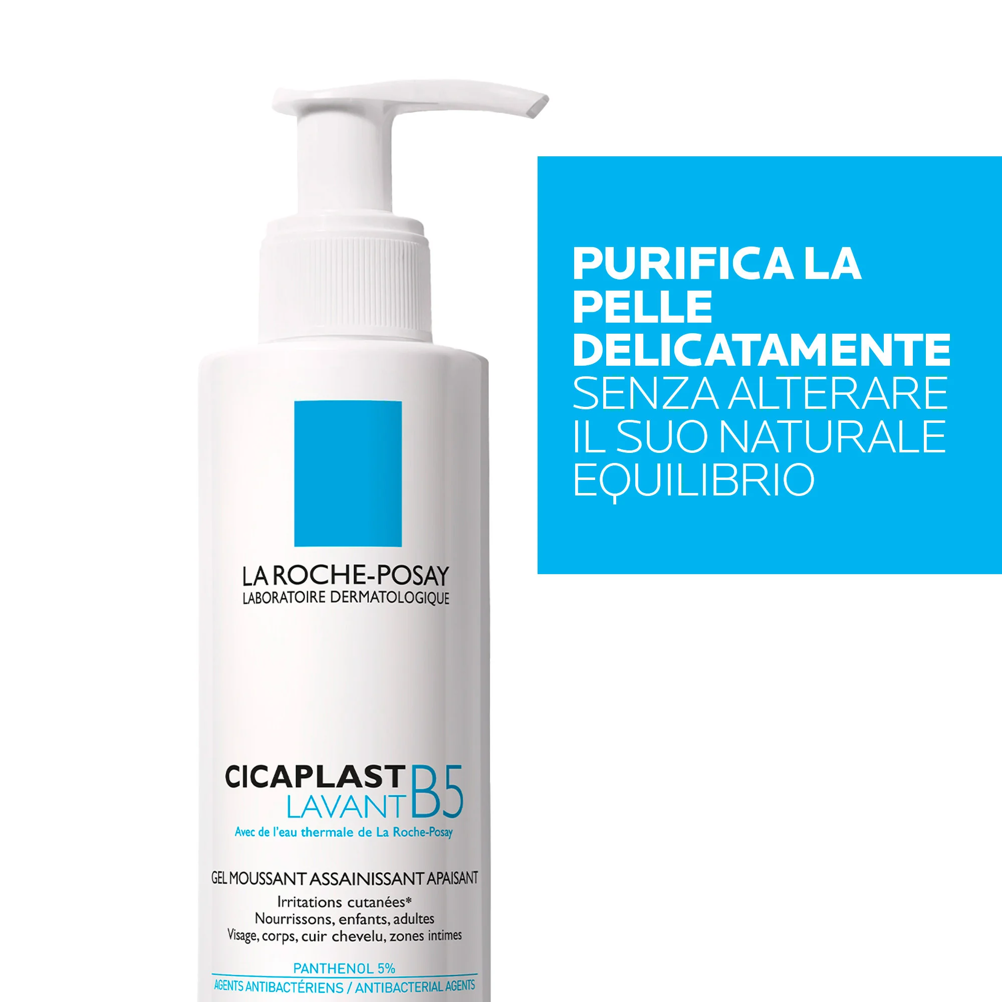 La Roche Posay Cicaplast Lavant B5 200 ml Gel Detergente Idratante Purificante