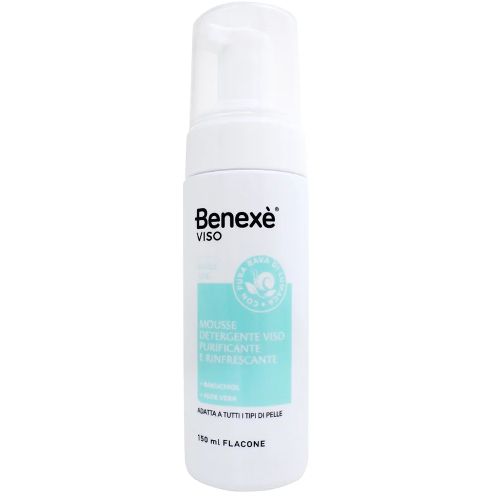 Benexè Detergente Viso Mousse Purificante E Rinfrescante 150 ml Detersione viso delicata