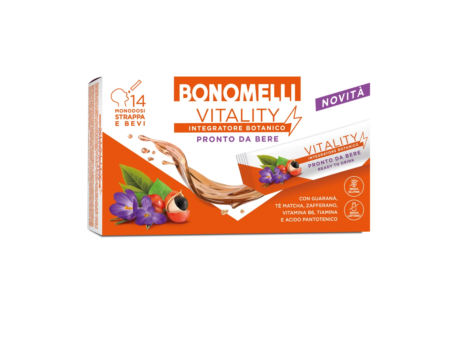 Integratore Botanico Bonomelli Vitality - 14 Stick Stanchezza