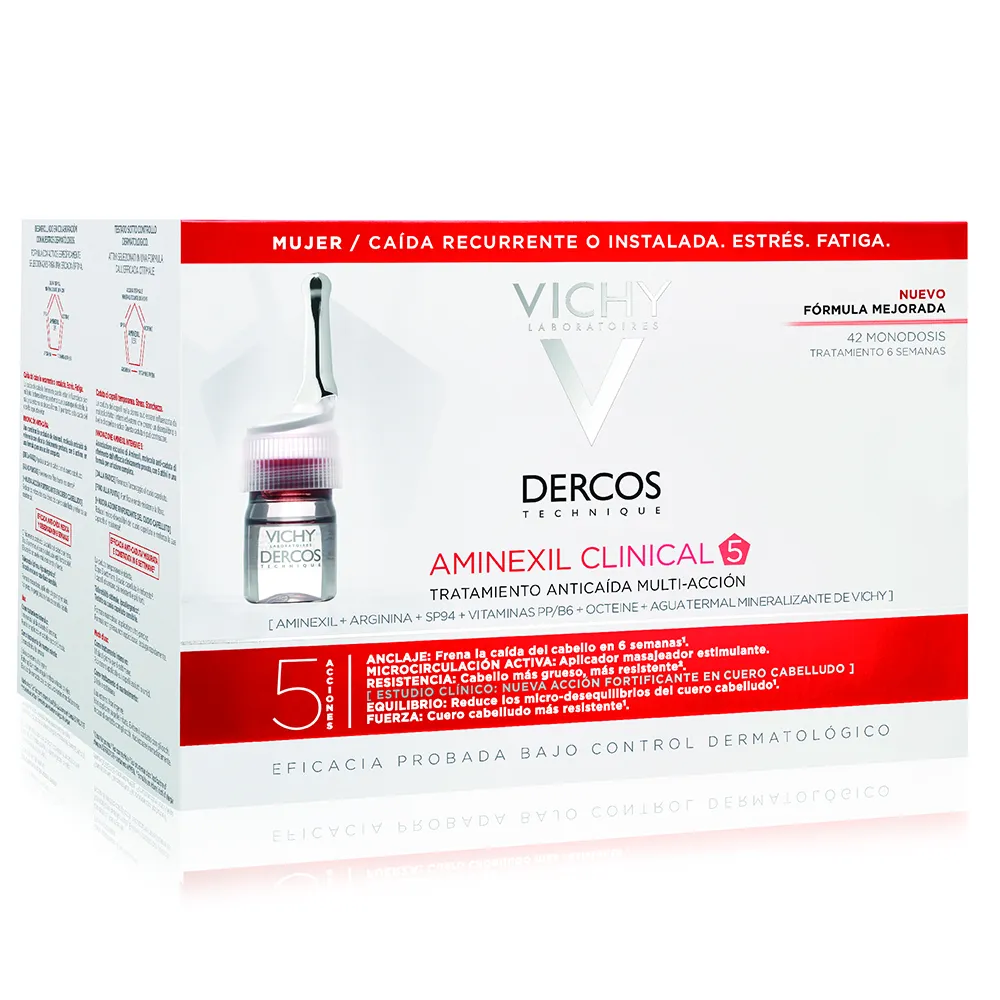 Vichy Dercos Aminexil Intensive 5 Donna 42 Fiale Trattamento Anticaduta Donna