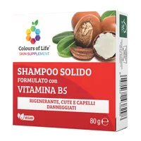 Shampoo Solido con Vitamina B5 da 80Gr