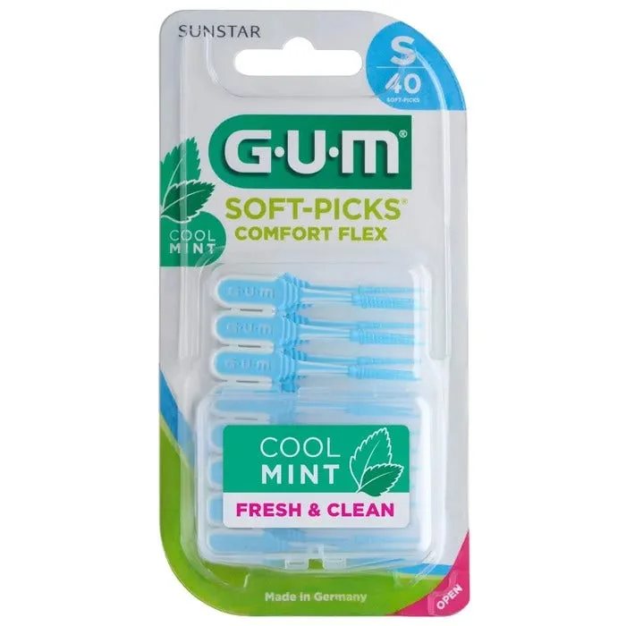 Gum Soft Pick Mint S Scovolini 40 Pz Pulizia interdentale