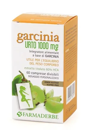 FARMADERBE GARCINIA URTO 1000 INTEGRATORE PESO CORPOREO 60 COMPRESSE