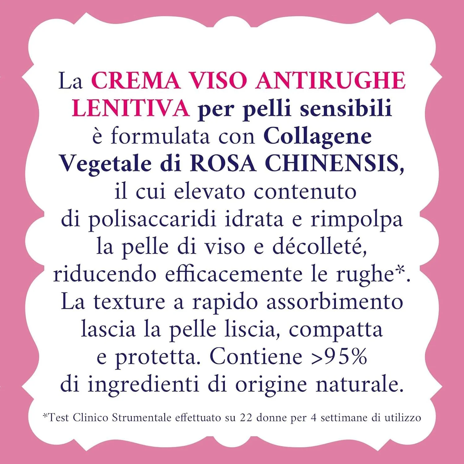 Acqua Alle Rose Crema Viso Antirughe Lenitiva 50 Ml