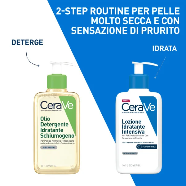 Cerave Lozione Idratante Intensiva 473 ml/16 Oz Per Pelli Molto Secche e Con Sensazione di Prurito
