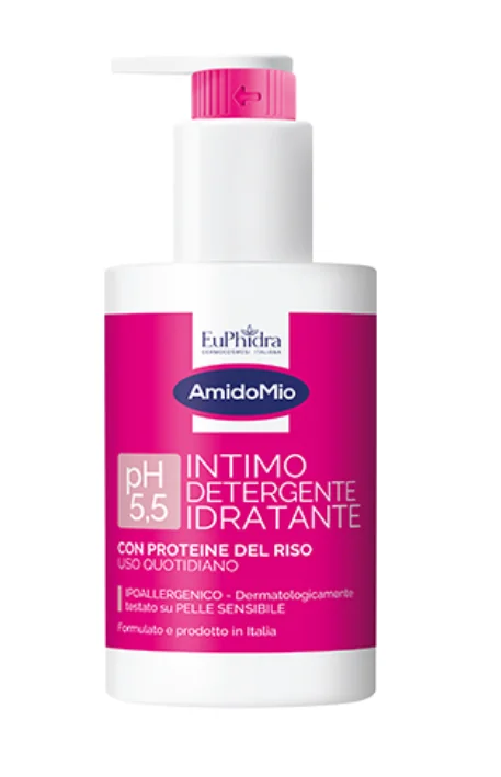 EuPhidra AmidoMio Detergente Intimo Idratante 500 ml Per Pelli Sensibili