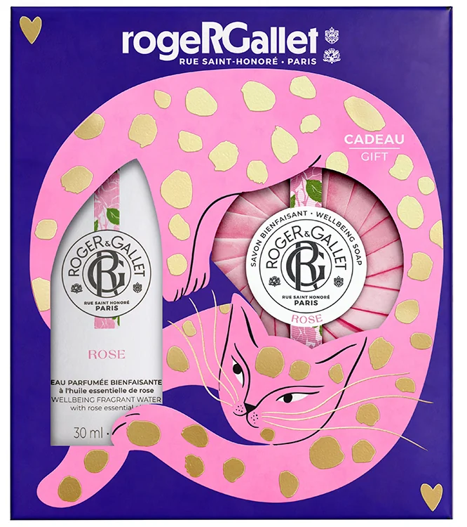 Roger&Gallet Set Natale Rose Eau De Toilette 30 ml + Saponetta 100 g Cofanetto Regalo