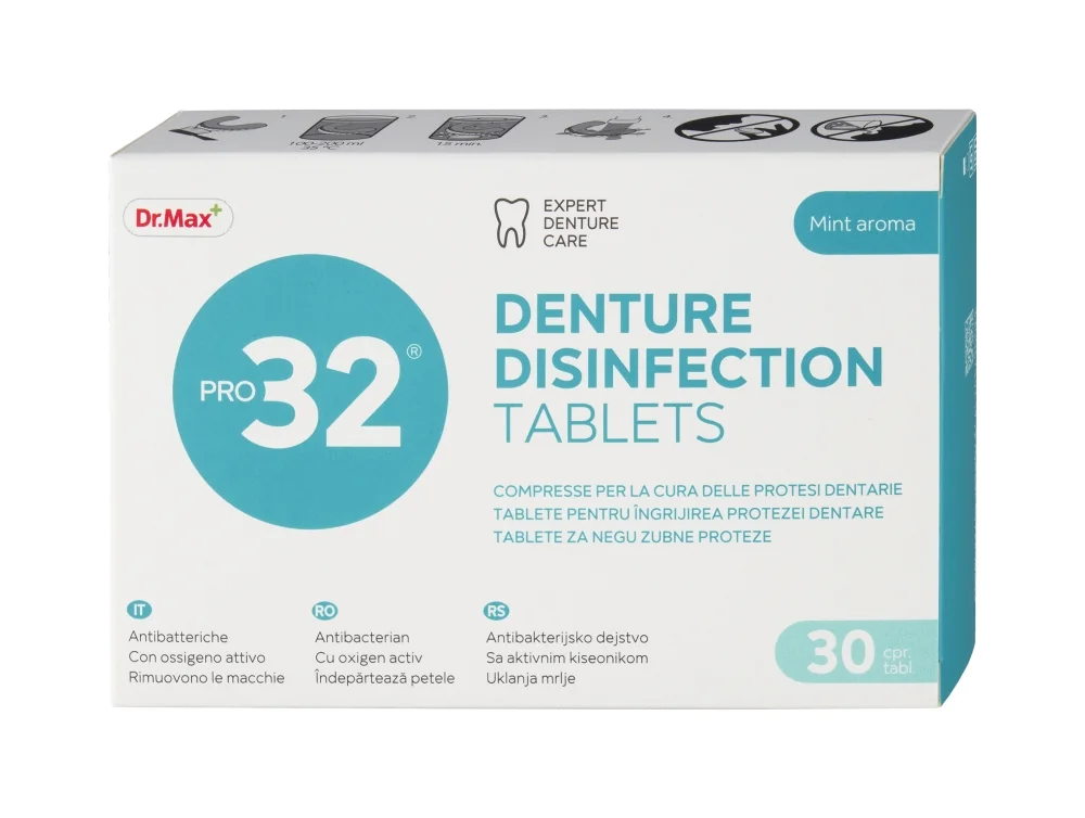 Pro32 Disinfettante Protesi Dentaria 30 Compresse Igiene Orale