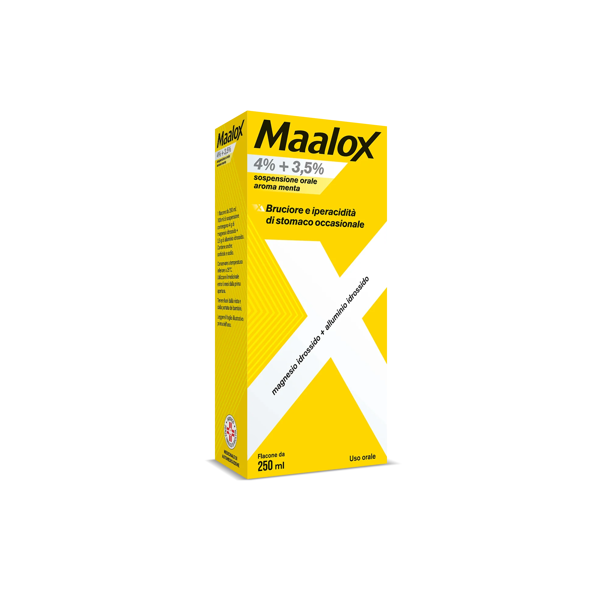 Maalox Sospensione Orale Aroma Menta 250 ml Antiacido