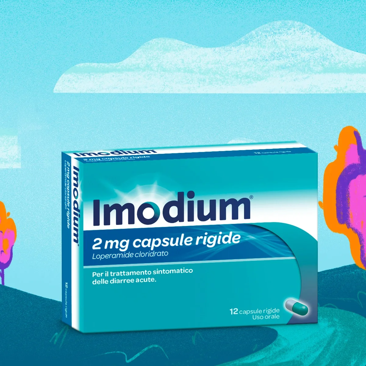 Imodium Diarrea Occasionale Acuta 12 Compresse Per Intestino