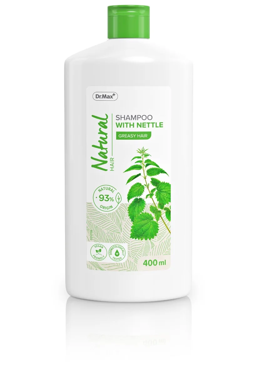 Natural Shampoo con Ortica 400Ml Capelli Grassi