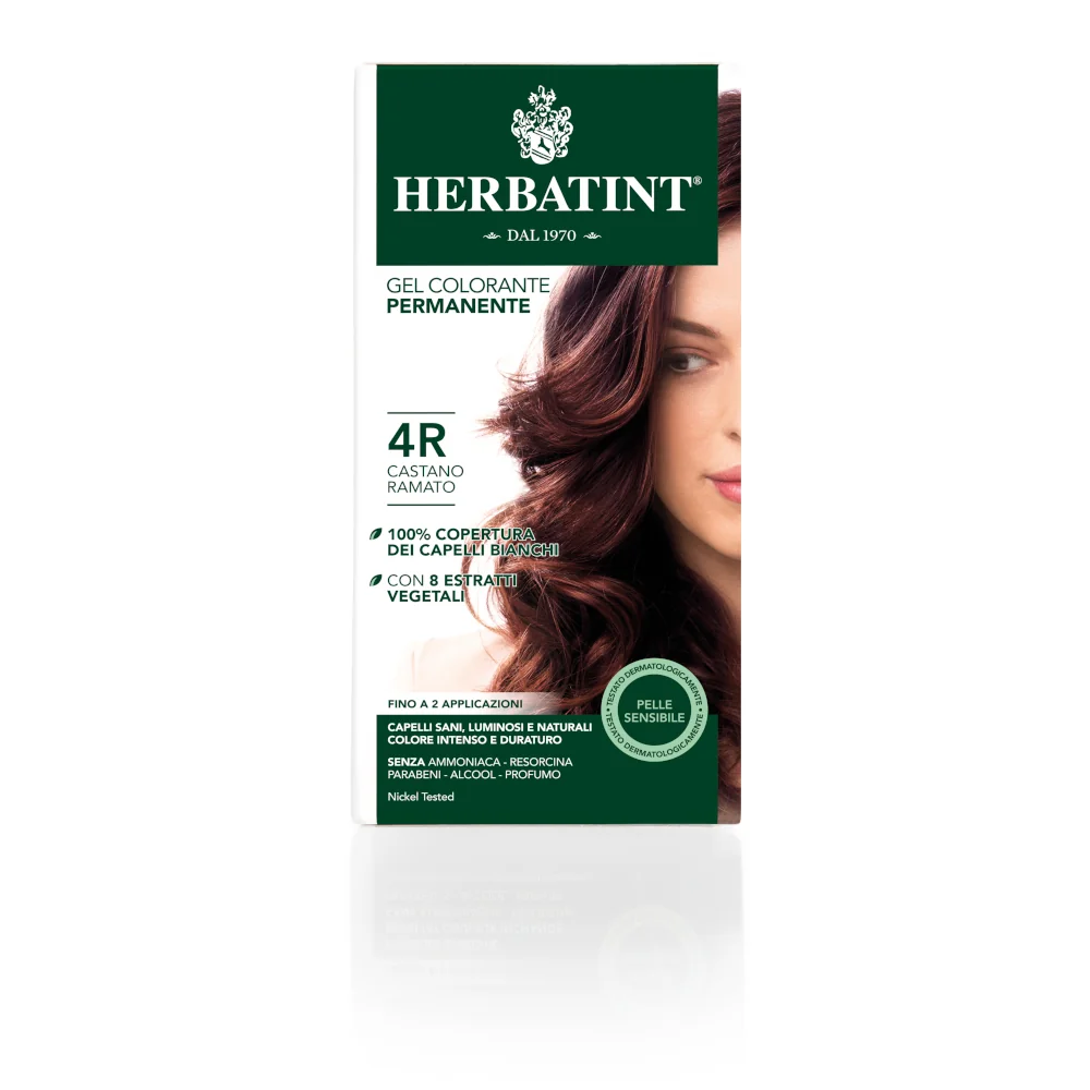 Herbatint Gel Permanente 4R Castano Ramato 150 ml Tintura Capelli