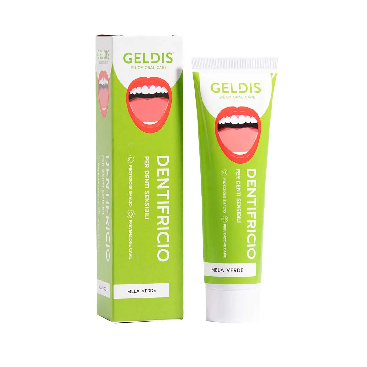 Geldis Dentifricio Mela Verde 100 ml Igiene orale