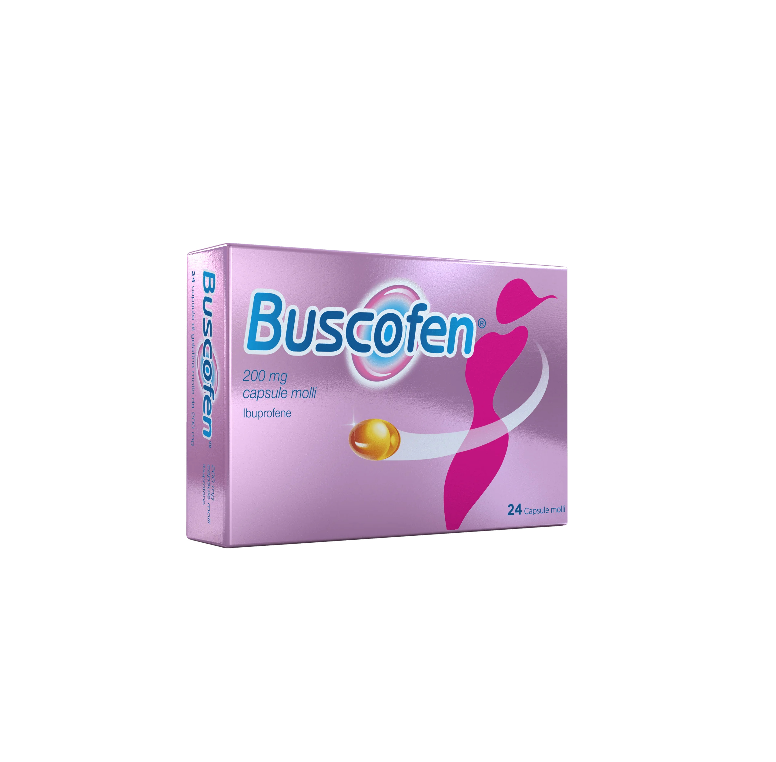Buscofen 200 mg 24 Capsule Molli Ibuprofene Analgesico