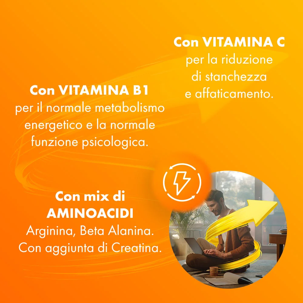 Sustenium Plus Limone e Miele 22 Bustine Integratore Energia Fisica e Mentale