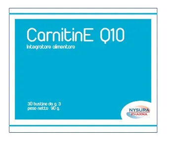 CARNITINE Q10 INTEGRATORE NUTRIZIONALE 30 BUSTINE