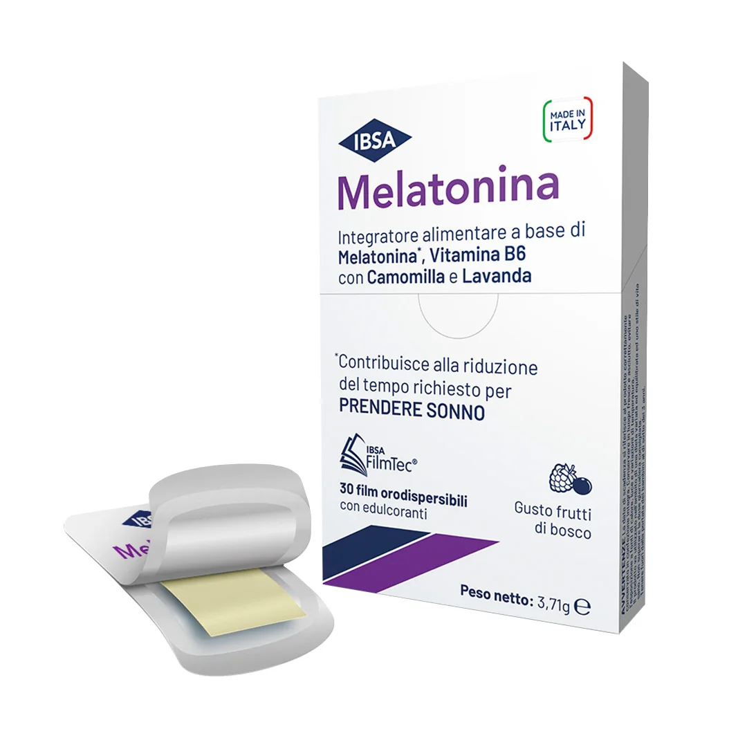 Melatonina Ibsa 30 Film Orali Stress e Insonnia