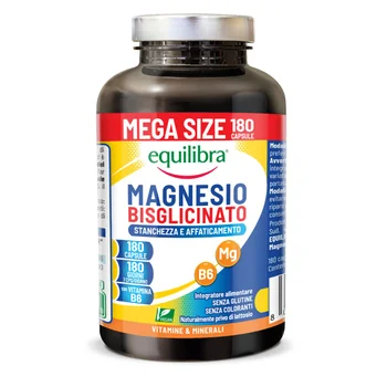 Equilibra Magnesio Bisglicinato 180 Capsule Stanchezza e Affaticamento