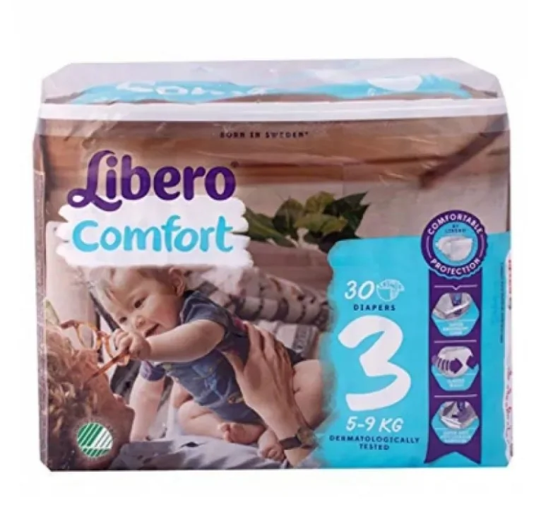 Libero Comfort Pannolini Taglia 3, 5-9 kg 30 pezzi